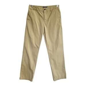 Polo Ralph Lauren Pants Boys Size 14 Khaki Flat Front Chino Straight Leg Preppy